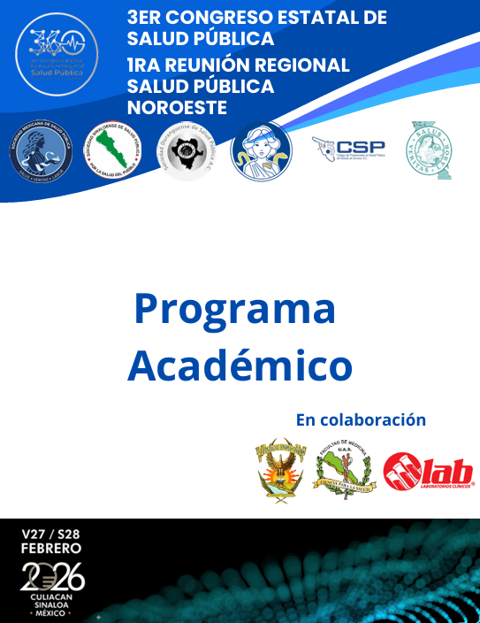 3er Congreso Estatal de Salud Pública Programa Académico
